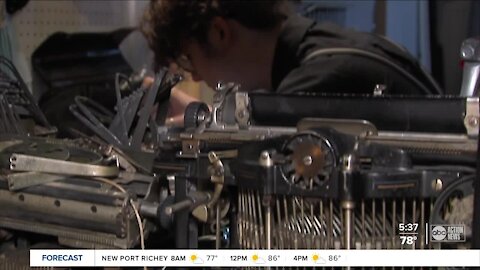Wesley Chapel teenager brings typewriters from all over the world back to life