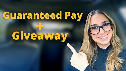 Guaranteed Pay for Gig Workers + Giveaway | DoorDash, Uber Eats, GrubHub, Spark Driver, Shipt