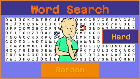 Word Search - Challenge 08/14/2022 - Hard - Random