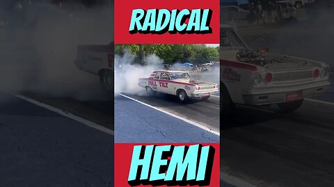 Radical 426 Hemi Super Stock Smokey Burnout #shorts