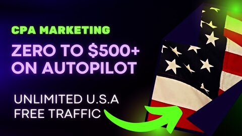 I Discover A Traffic To Make $500+ Per Day, CPA Marketing On Autopilot Maxbounty, CPALead, CPAGrip