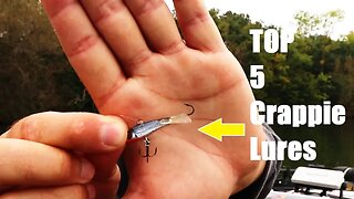 TOP 5 Baits for Fall Crappie (Best Crappie Lures) EP. 17 of 30 Day Challenge