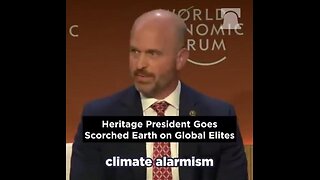 WOW 💥 You're Part of the Problem 💥 Heritage Foundation Founder Kevin Roberts Calls out WEF in Davos (1.18.24)