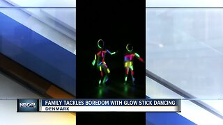 Denmark family creates glowing dance routine