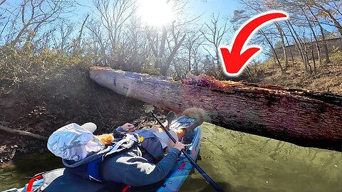 Exploring a NEW Fishing Spot | TINY Muddy Urban Creek