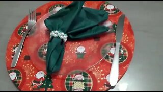 Mesa Linda para Sua Família no dia de Natal. 🎄❤️🌹