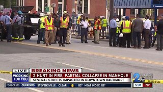 DOT worker sent to shock trauma after tunnel collapse