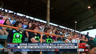 Bernie Sanders will visit Bakersfield this afternoon