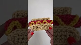 Crochet cookout appliqués. Free summer crochet patterns