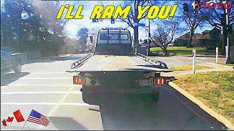 RECKLESS TOW TRUCK HAS ROAD RAGE