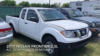 How To Remove AC Compressor On A 2011 Nissan Frontier
