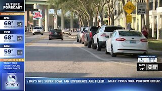 Parking at the Super Bowl Experience