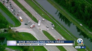 NTSB investigating fatal crash near Delray Beach