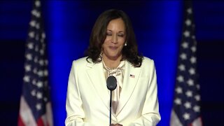 "You ushered in a new day for America": Vice President-elect Kamala Harris thanks voters