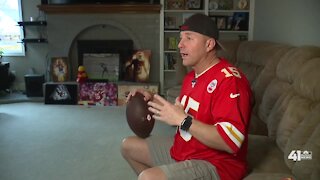 Chiefs fan elated over catching postseason game ball
