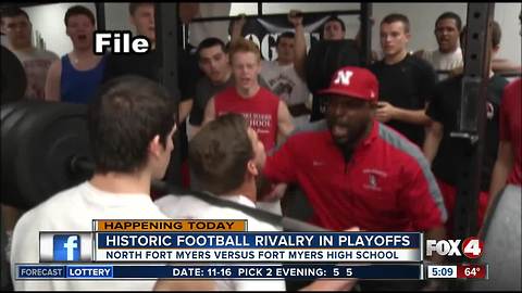 Historic football rivalry in high school playoffs