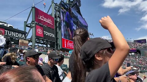 Coors Field Rockies Game - Dancing for a Win! 05/02/2022