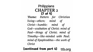 Philippians Chapter 2 (Bible Study) (7 of 9)