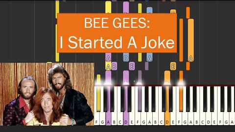 Bee Gees - I Started A Joke (Keyboard and Organ Tutorial)