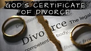 God's Certificate of Divorce