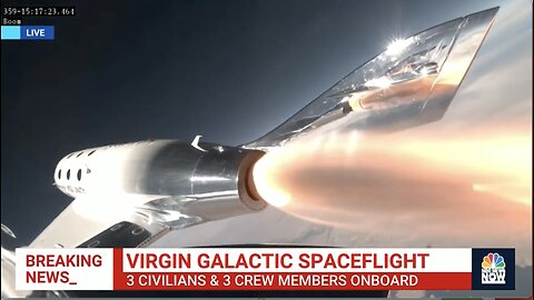 Live Virgin Galactic launches first spaceflight with tourists