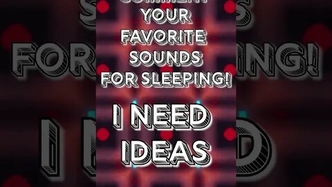 Favorite Sounds for Sleeping? #shorts