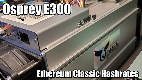 Osprey E300 FPGA Miner | Ethereum Classic HASHRATES