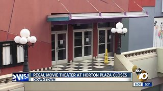 Regal movie theater at Horton Plaza closes