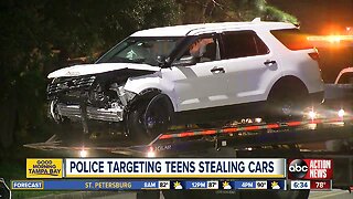 Police targeting teens stealing cars