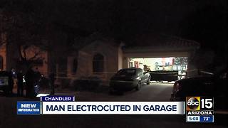 Chandler man accidentally electrocuted in garage