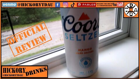 Coors Seltzer Mango Review | I'M SAVING A RIVER!!! | Hickory Drinks | Summer of Seltzer