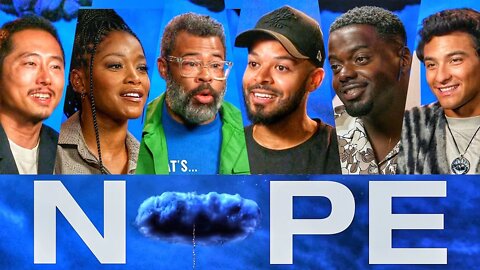 "We Both Saw It!" | Hilarious NOPE interview w/ Daniel Kaluuya, Keke Palmer, Jordan Peele + More!