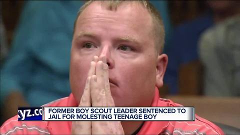 Former boy scout leader sentenced to jail for molesting teenage boy