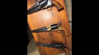 Three 1858 Remington New Army revolvers