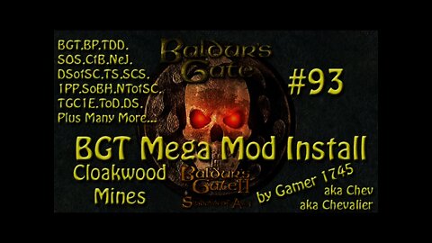 Let's Play Baldur's Gate Trilogy Mega Mod Part 93 - Cloakwood Mines