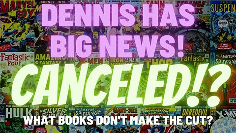 After 44 years of collecting X-men is Dennis finally CANCELING his marvel and or DC Titles? Find out