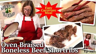 Oven Braised Boneless Beef Short Ribs | Juicy Tender Single Ingredient Food | Redmond Salt Unboxing