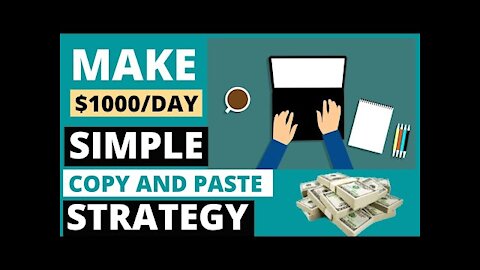 Earn $ 1000 per day JUST COPY AND PASTE with a SIMPLE TRICK | (Money online 2020!