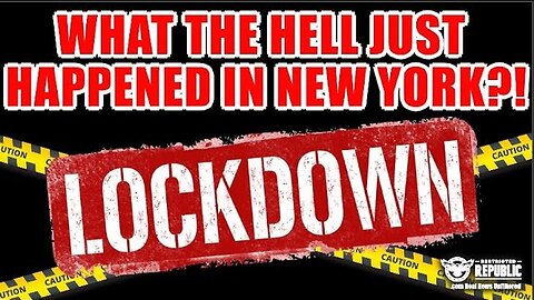 3/9/24 - What The Hell Just Happened In New York - Lockdown..