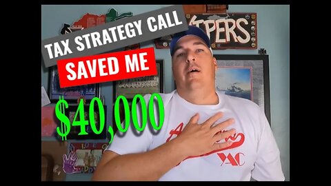 Tax Strategy Call that Saved Me $40,000