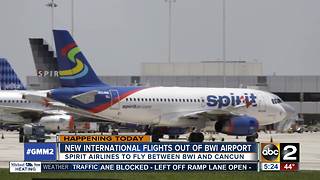 Spirit Airlines offering flight from BWI to Cancun