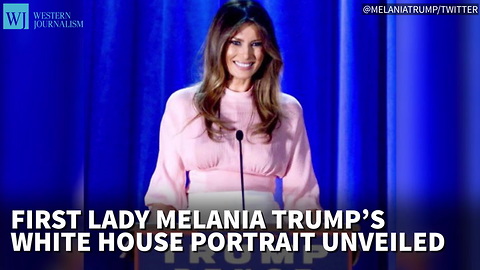 First Lady Melania Trump’s White House Portrait Unveiled