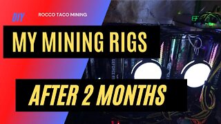 My Crypto Mining Rig Setup after 2 Months of Mining
