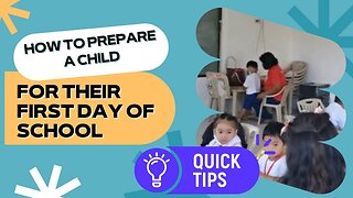 Essential tips for preparing your child for their first day of school