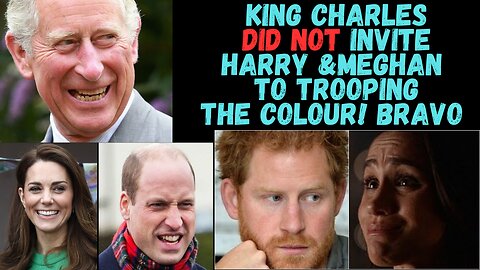 Harry & Meghan not invited to Troop the Colour!