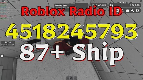 Ship Roblox Radio Codes/IDs