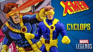 Marvel Legends Series X-Men Marvel’s Cyclops 90s Animated Series Action Figure Review