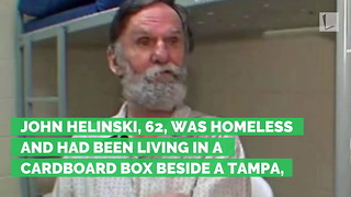 Homeless Man Living in Cardboard Box for 3 Years, But Cop Finds Forgotten Bank Account