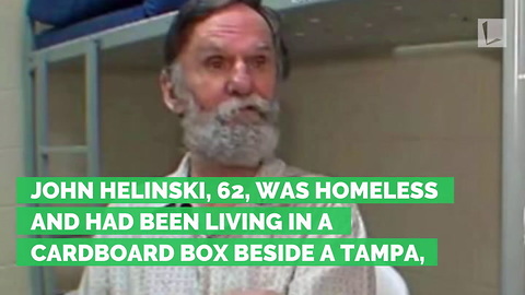 Homeless Man Living in Cardboard Box for 3 Years, But Cop Finds Forgotten Bank Account