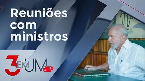 Após chegada de Bolsonaro, Lula muda agenda e despacha do Palácio da Alvorada